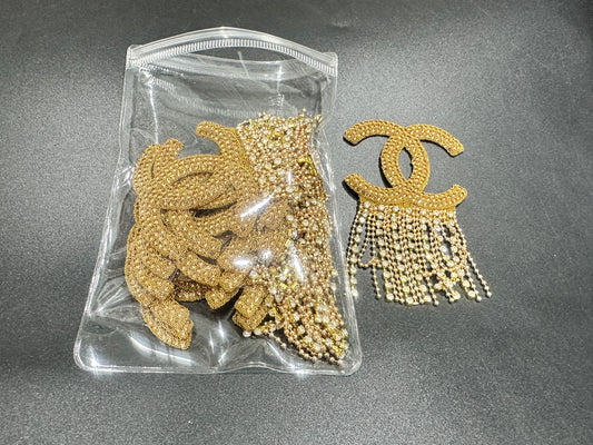 Couture Rhinestone Embellishment Patches(10 pieces per pack)J00012-Q