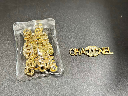 Couture Metallic Rhinestone Embellishment Patches(10 pieces per pack)