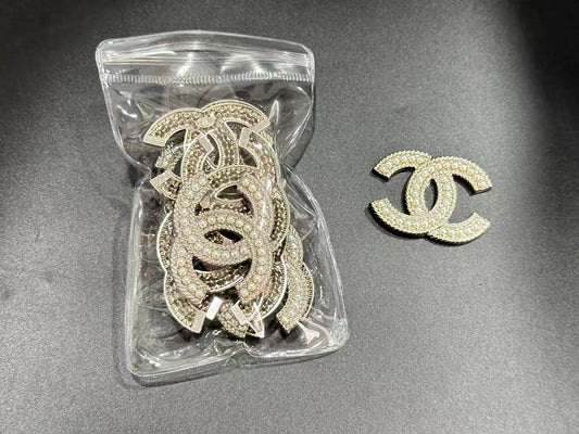 Couture Metallic Rhinestone Embellishment Patches(10 pieces per pack)