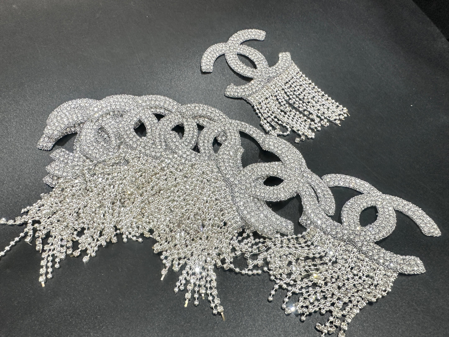 Couture Rhinestone Embellishment Patches(10 pieces per pack)J00013-Q