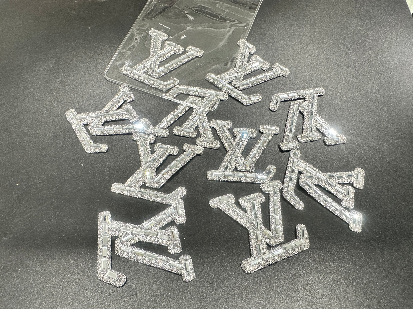 Couture Rhinestone Embellishment Patches(10 pieces per pack)J00962-Q