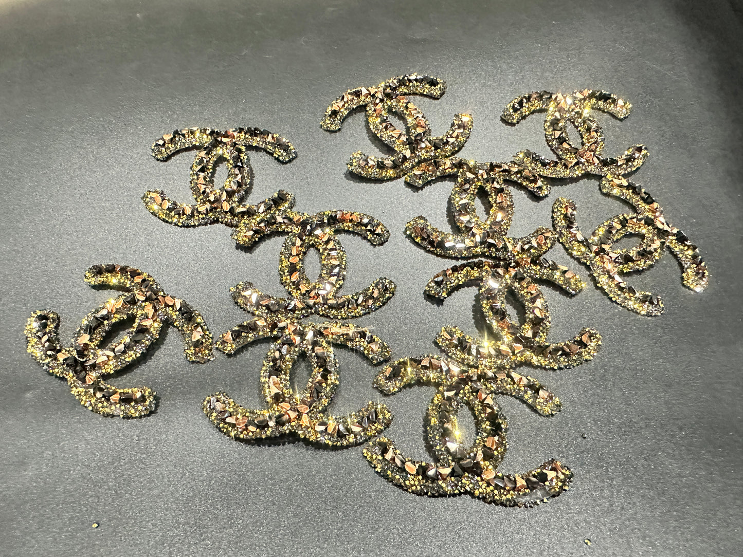 Couture Rhinestone Embellishment Patches(10 pieces per pack)J00957-Q