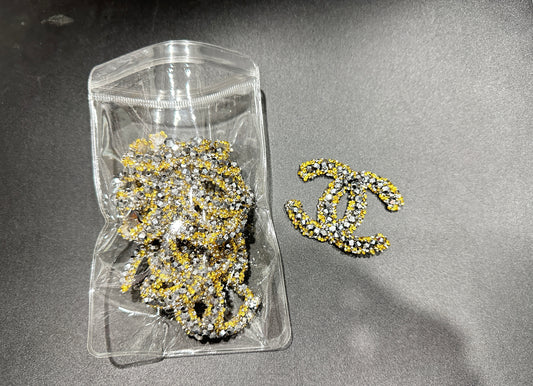Couture Rhinestone Embellishment Patches(10 pieces per pack)J00958-Q