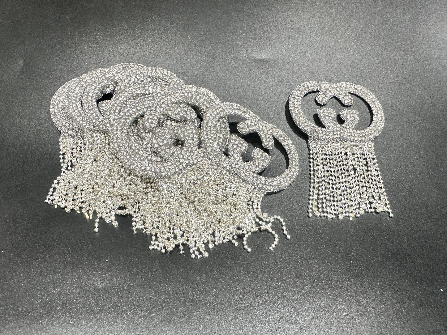 Couture Rhinestone Embellishment Patches(10 pieces per pack)J00035-Q
