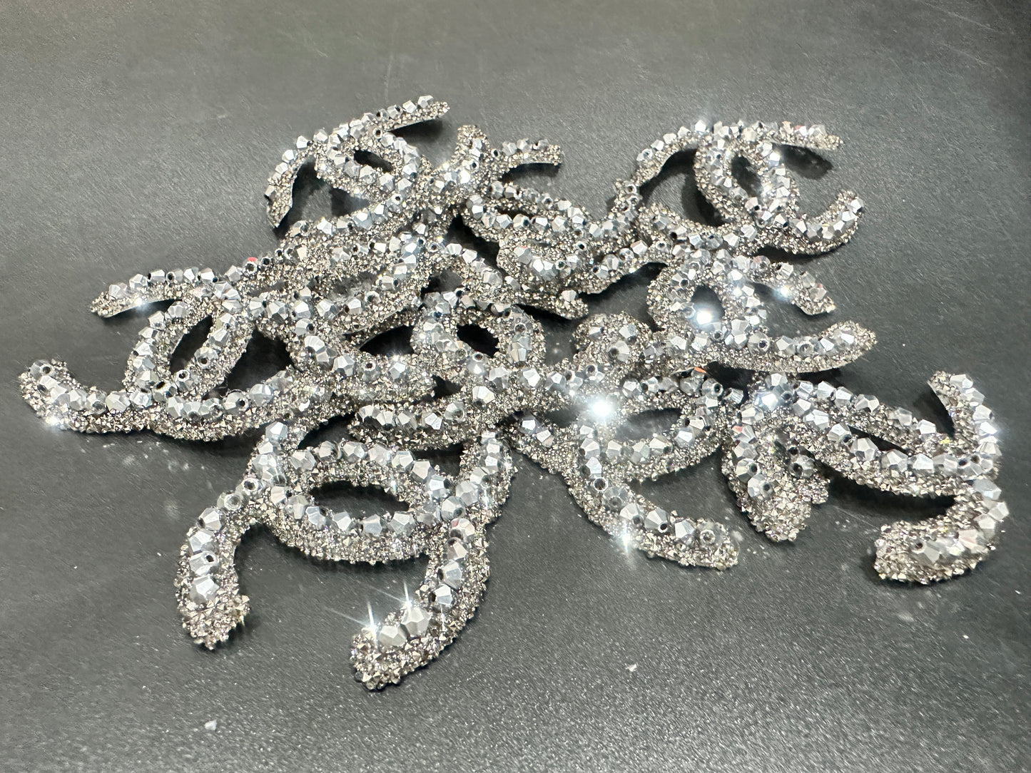 Couture Rhinestone Embellishment Patches(10 pieces per pack)J00959-Q