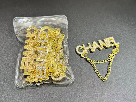 Couture Metallic Rhinestone Embellishment Patches(10 pieces per pack)