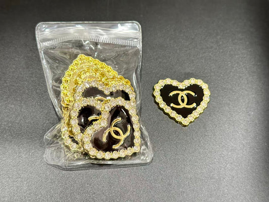 Couture Metallic Rhinestone Embellishment Patches(10 pieces per pack)