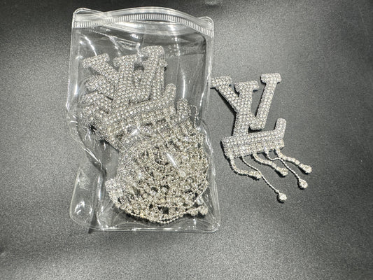 Couture Rhinestone Embellishment Patches(10 pieces per pack)J00052-Q