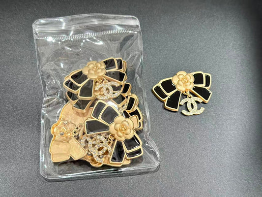 Couture Metallic Rhinestone Embellishment Patches(10 pieces per pack)