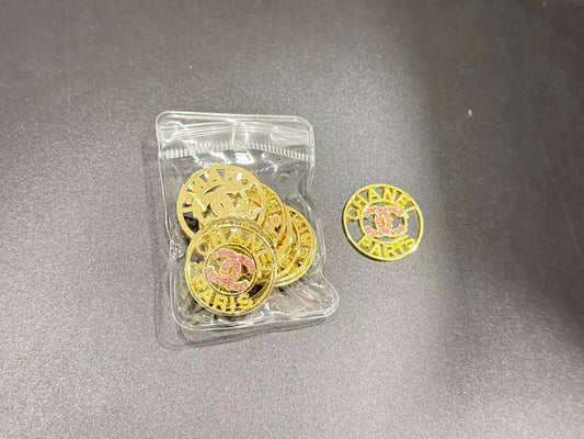 Couture Metallic Rhinestone Embellishment Patches(10 pieces per pack)