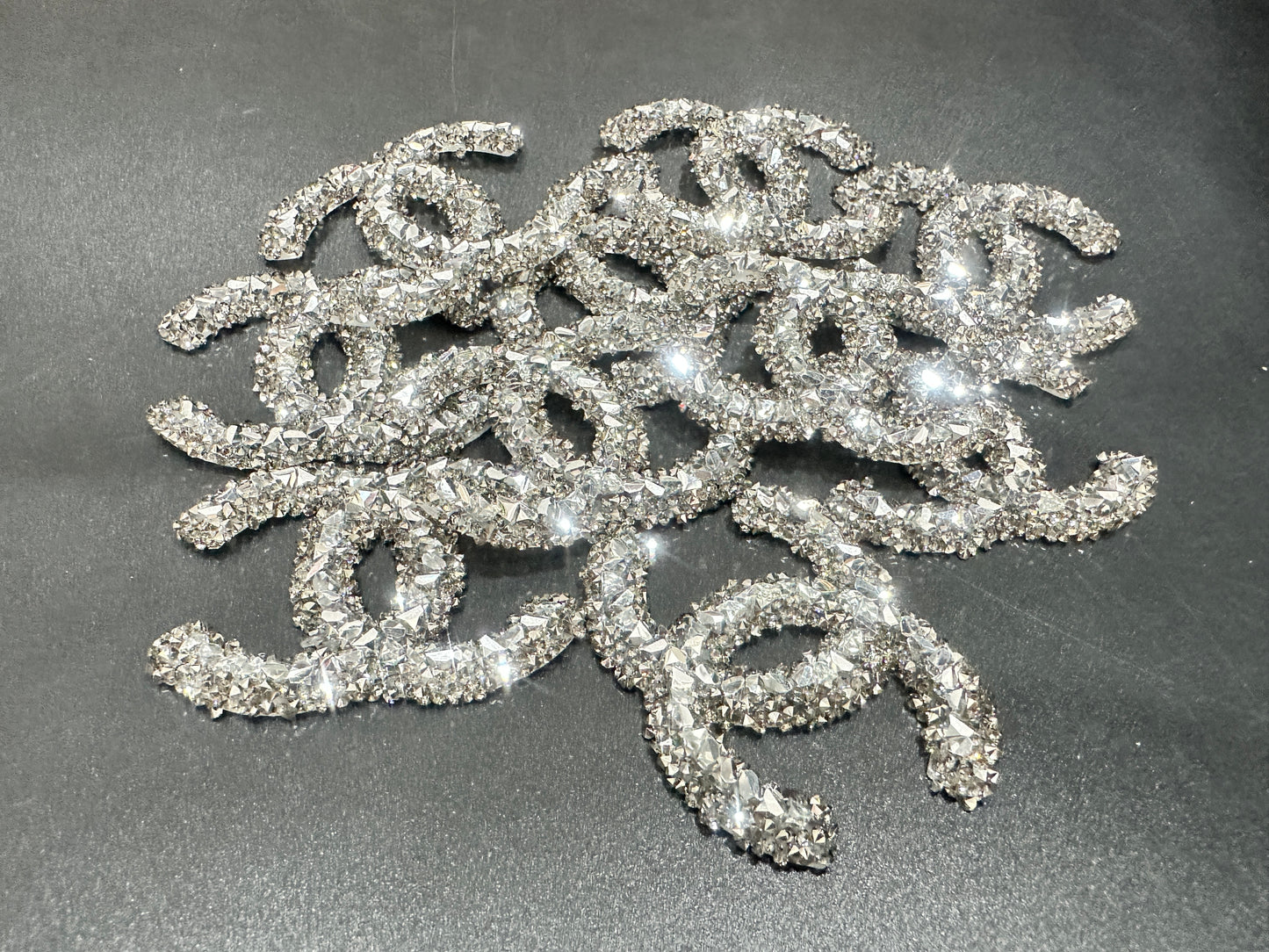 Couture Rhinestone Embellishment Patches(10 pieces per pack)J00955-Q