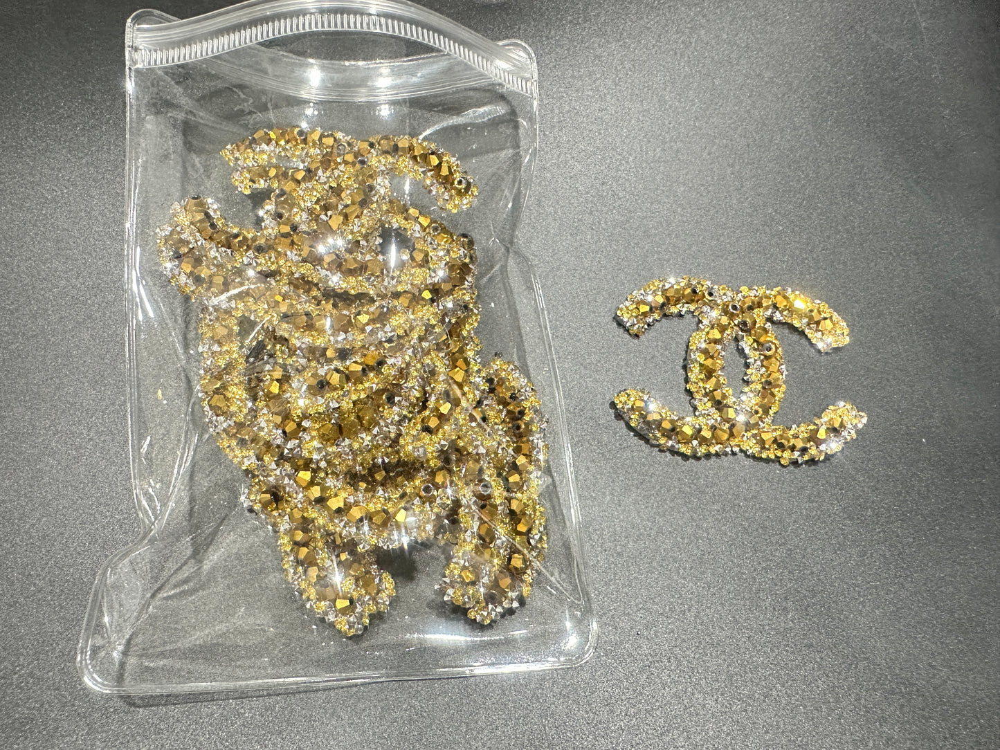 Couture Rhinestone Embellishment Patches(10 pieces per pack)J00957-Q