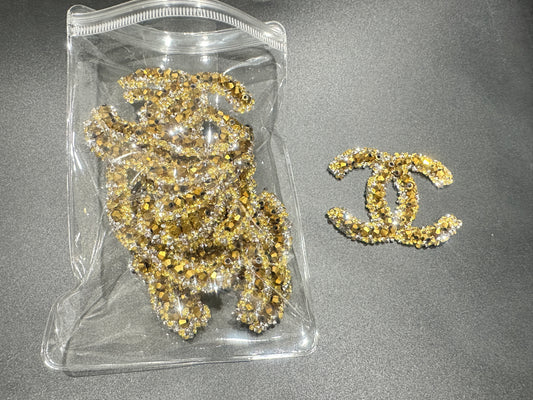 Couture Rhinestone Embellishment Patches(10 pieces per pack)J00957-Q