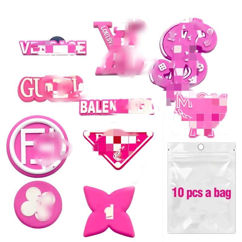 Designer PVC Croc Charms Color Set