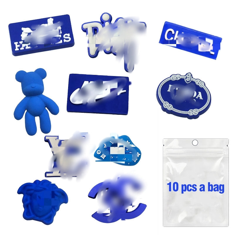 Designer PVC Croc Charms Color Set