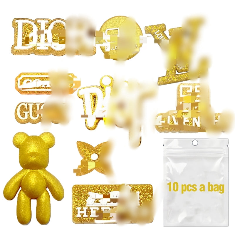 Designer PVC Croc Charms Color Set
