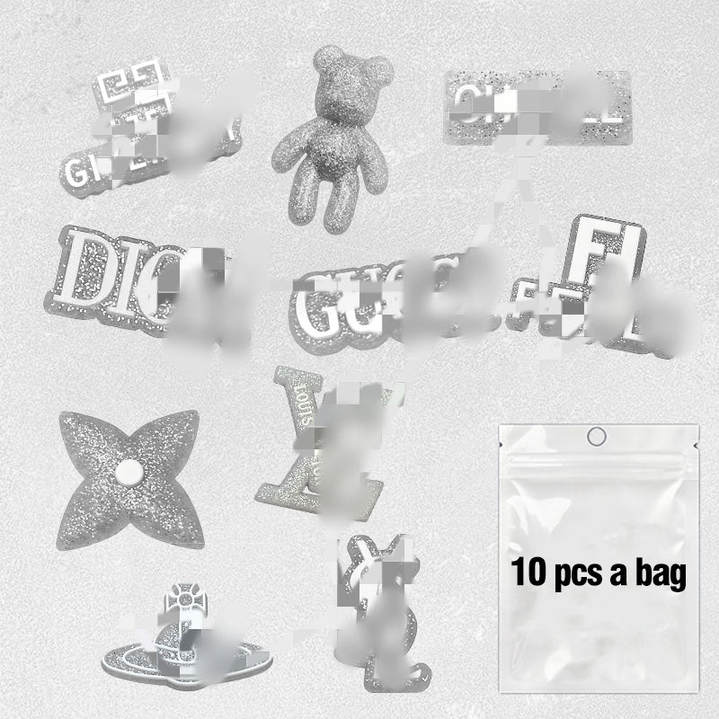 Designer PVC Croc Charms Color Set