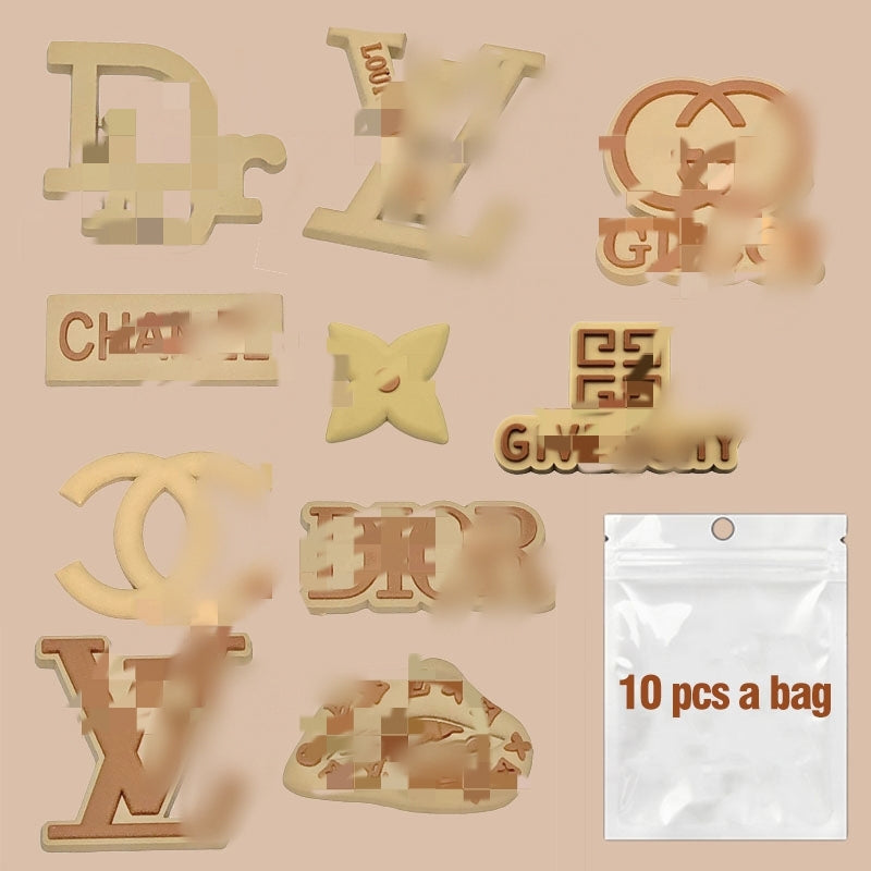 Designer PVC Croc Charms Color Set