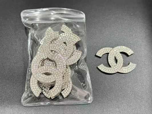 Couture Metallic Rhinestone Embellishment Patches(10 pieces per pack)