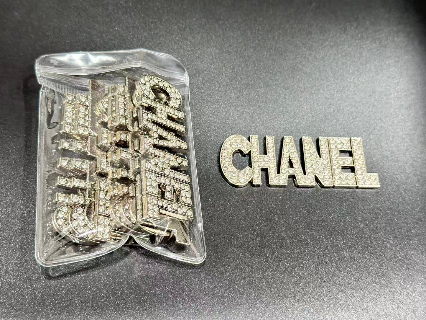 Couture Metallic Rhinestone Embellishment Patches(10 pieces per pack)
