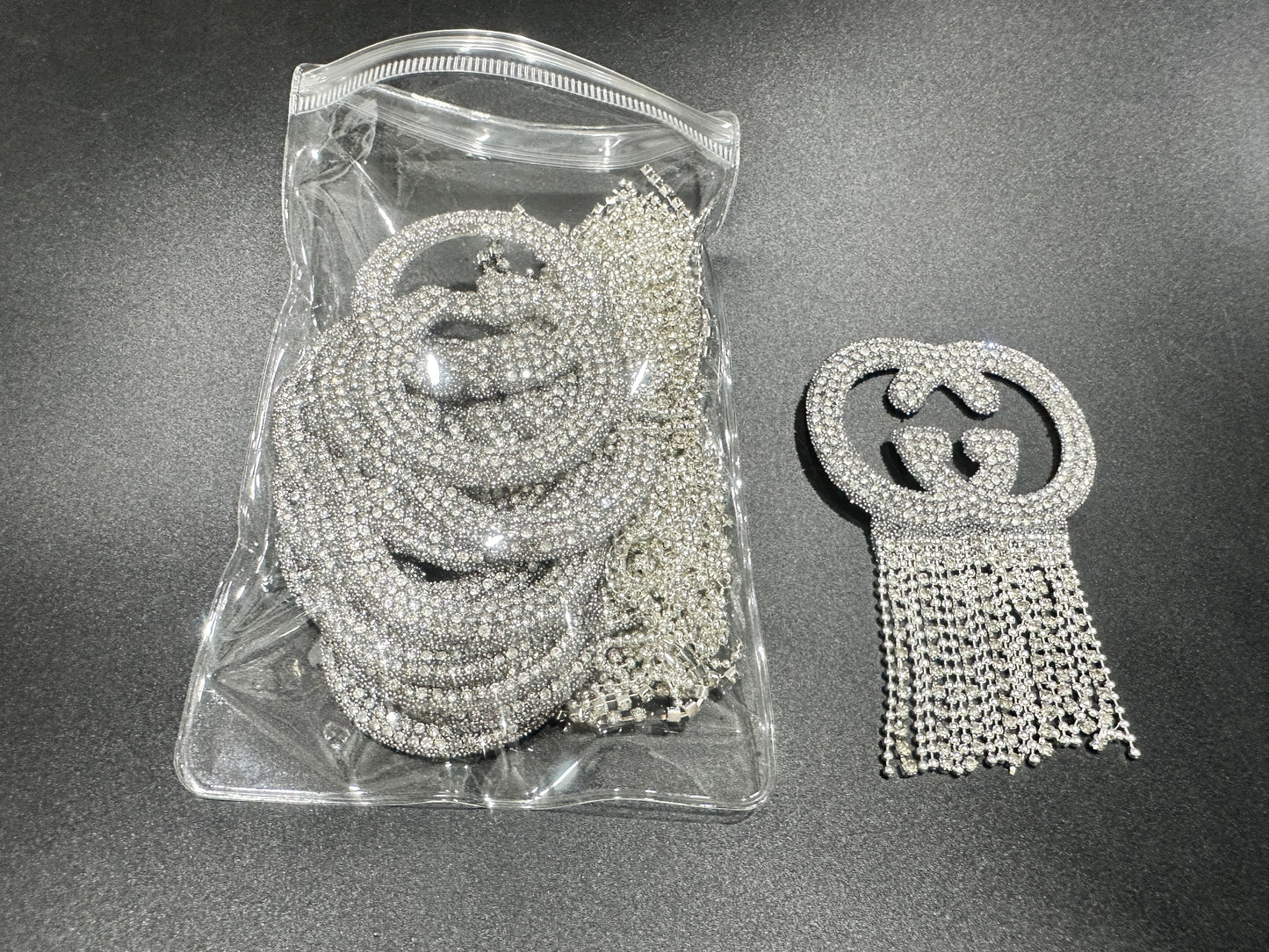 Couture Rhinestone Embellishment Patches(10 pieces per pack)J00035-Q