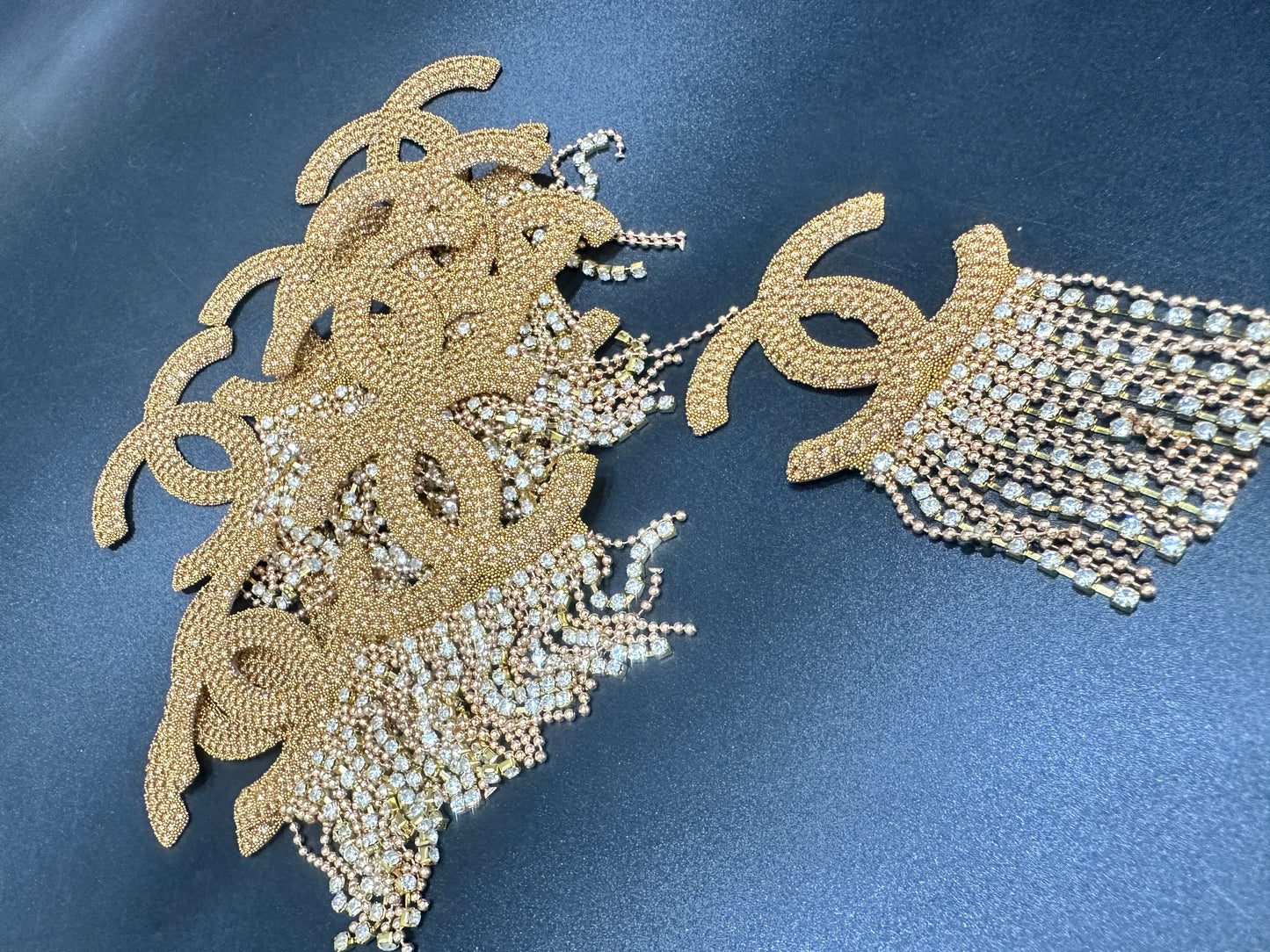 Couture Rhinestone Embellishment Patches(10 pieces per pack)J00012-Q