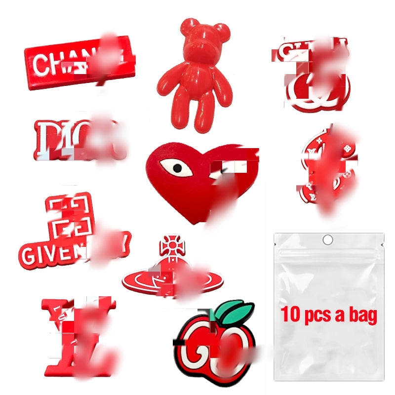 Designer PVC Croc Charms Color Set