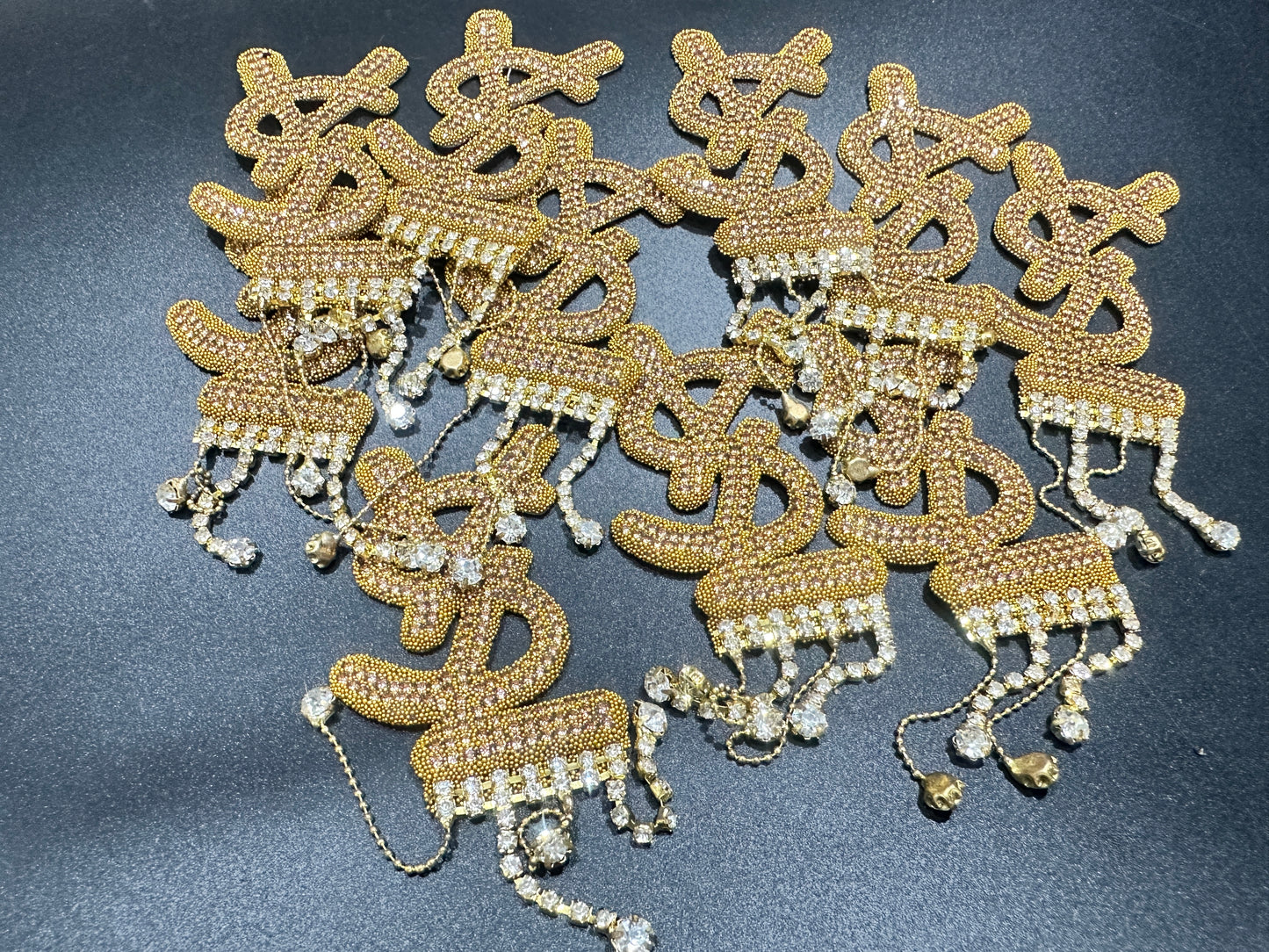 Couture Rhinestone Embellishment Patches(10 pieces per pack)